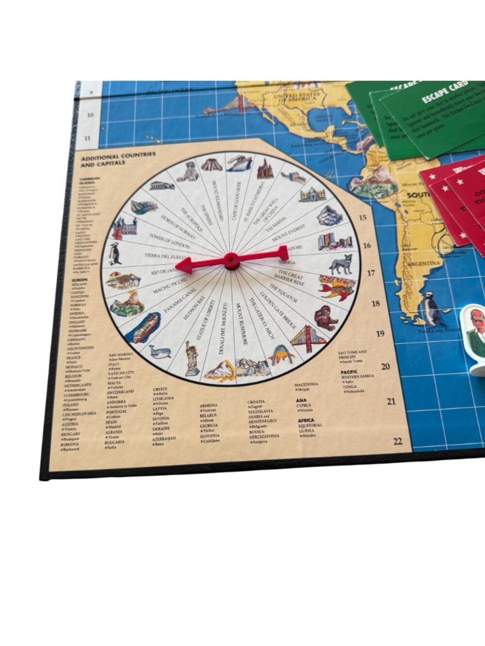 Where In The World Is Carmen Sandiego Geography Board Game 1992 Complete - Picture 8 of 10